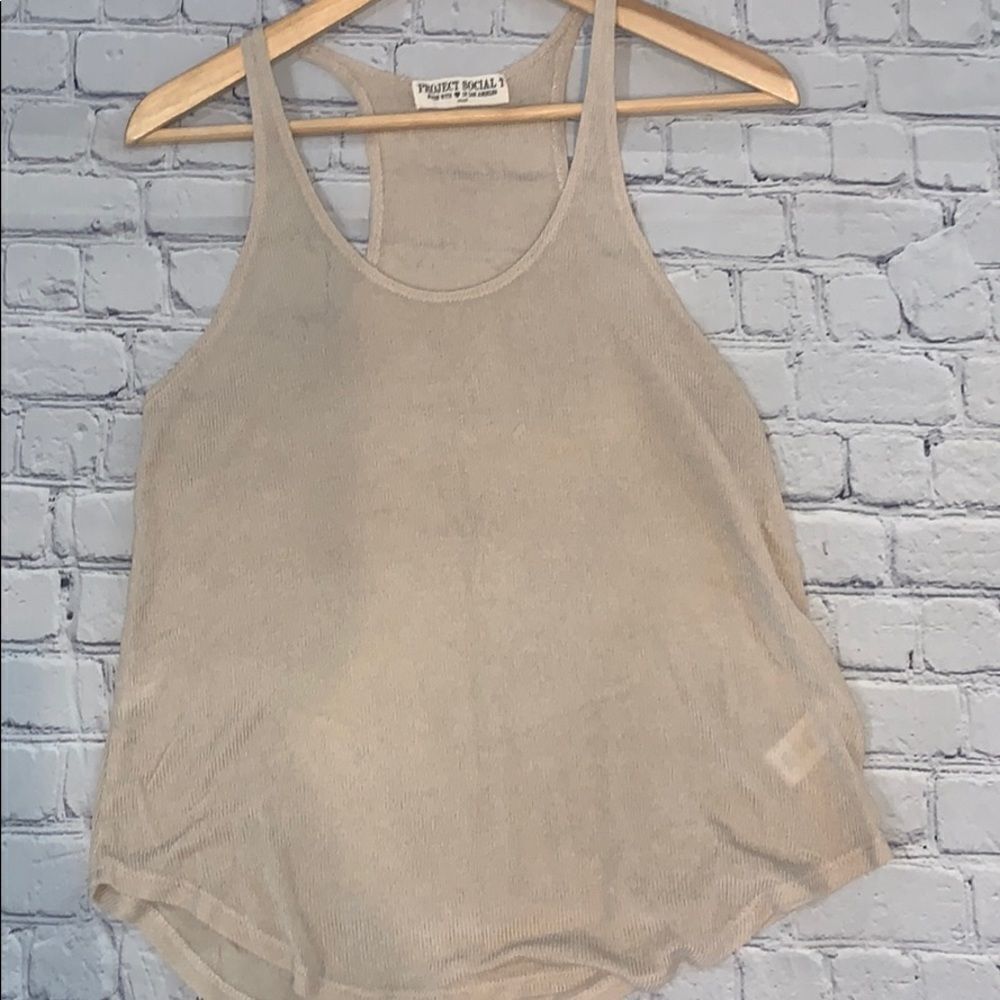🎽 Urban Outfitters Racer Back Tank - Project Social T - Size Small